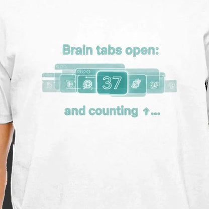 Product featuring a clean, modern typographic design with a witty relatable phrase, shown on a neutral background.